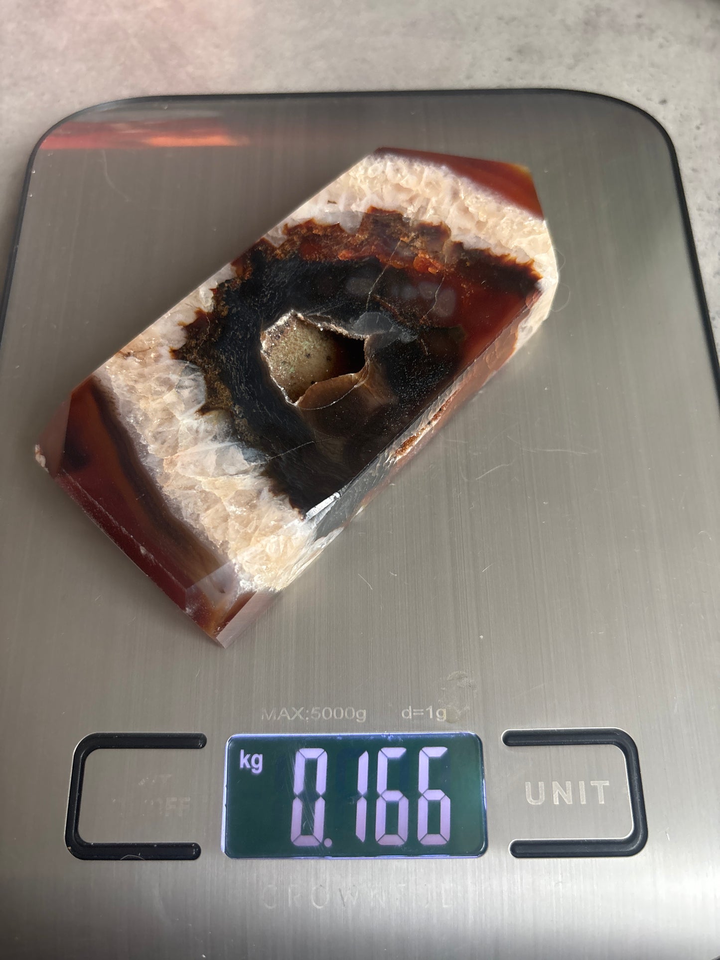 DRUZY CARNELIAN OBELISK M40