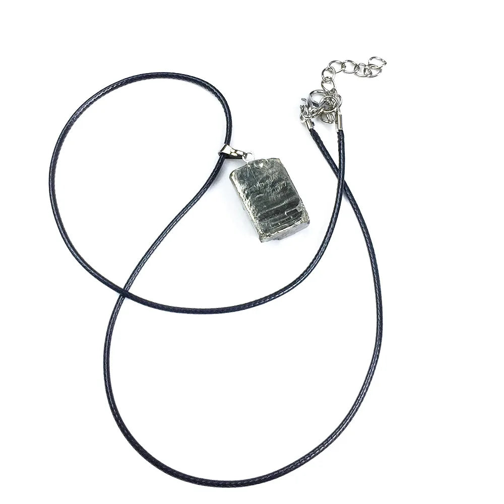 Natural Raw Pyrite Cube Pendant (16-20mm)