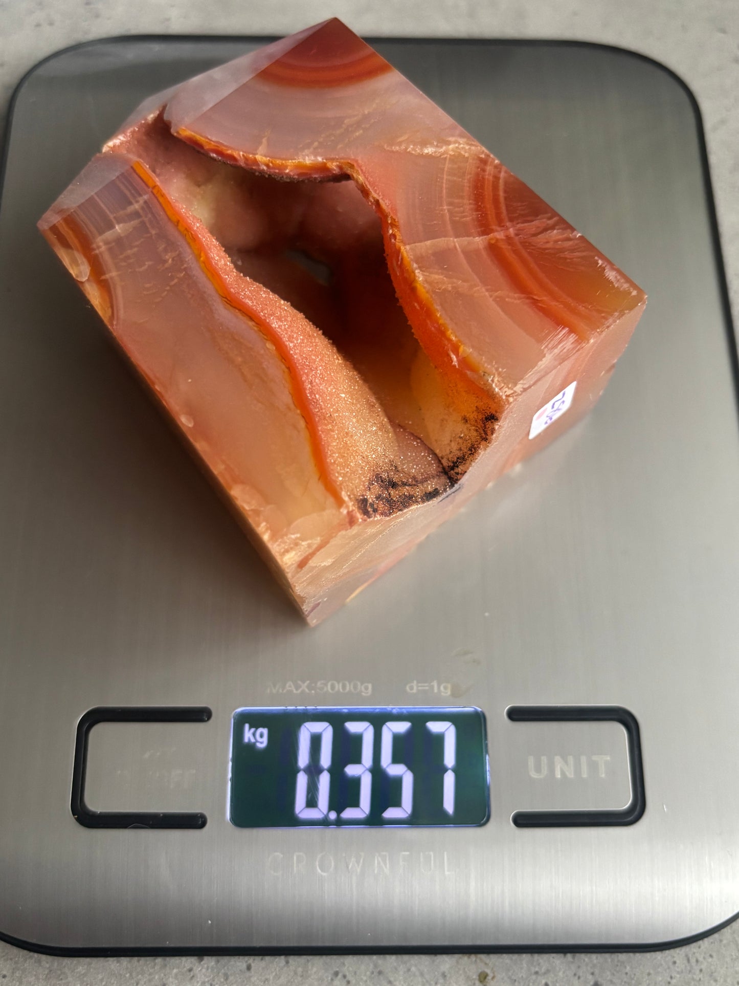 DRUZY CARNELIAN OBELISK Z86