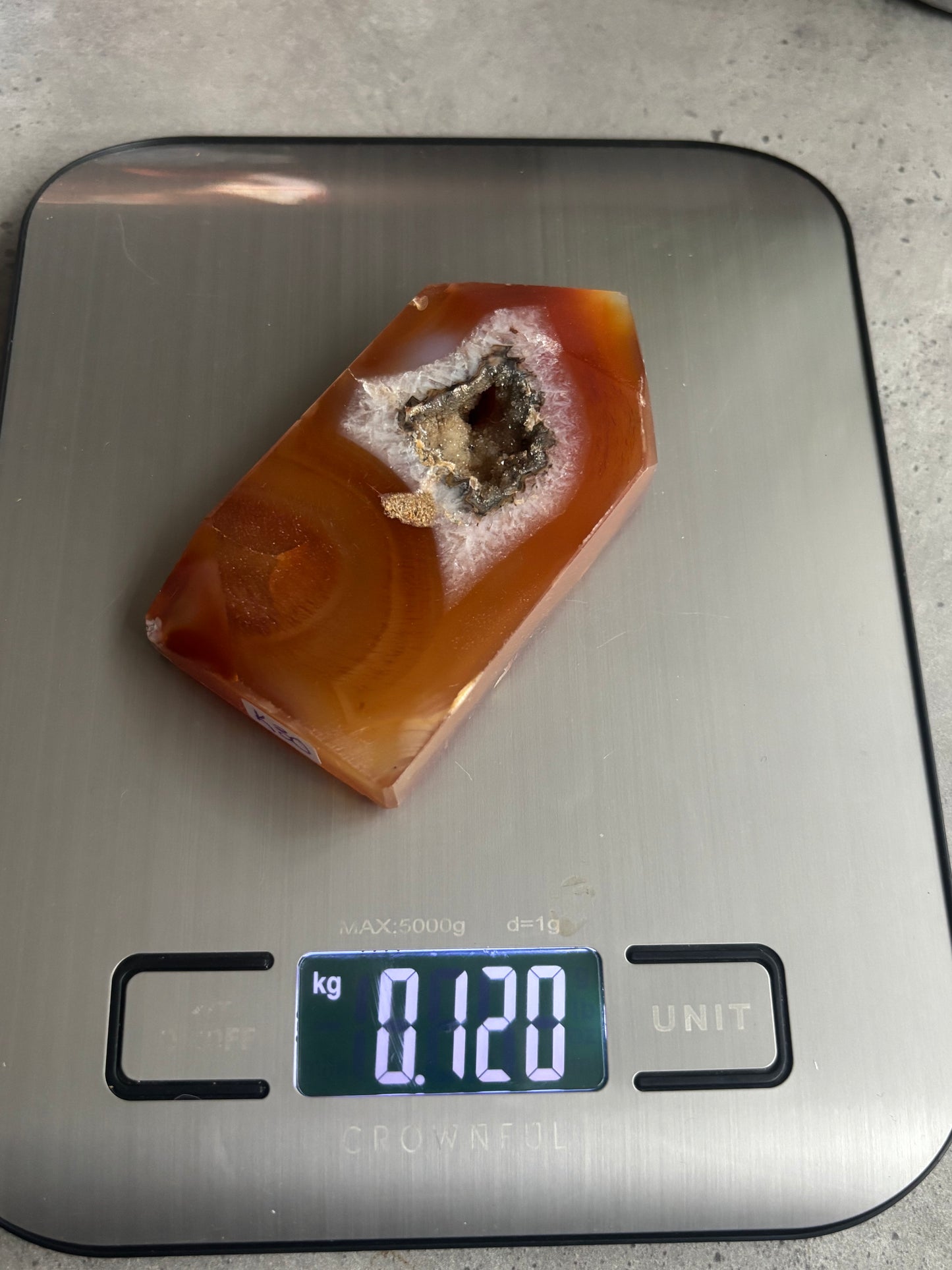 DRUZY CARNELIAN OBELISK K30