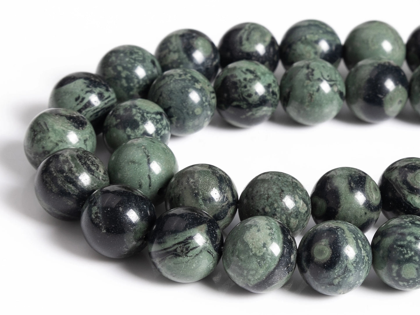 HQ Natural Kambaba Jasper Bead Strand