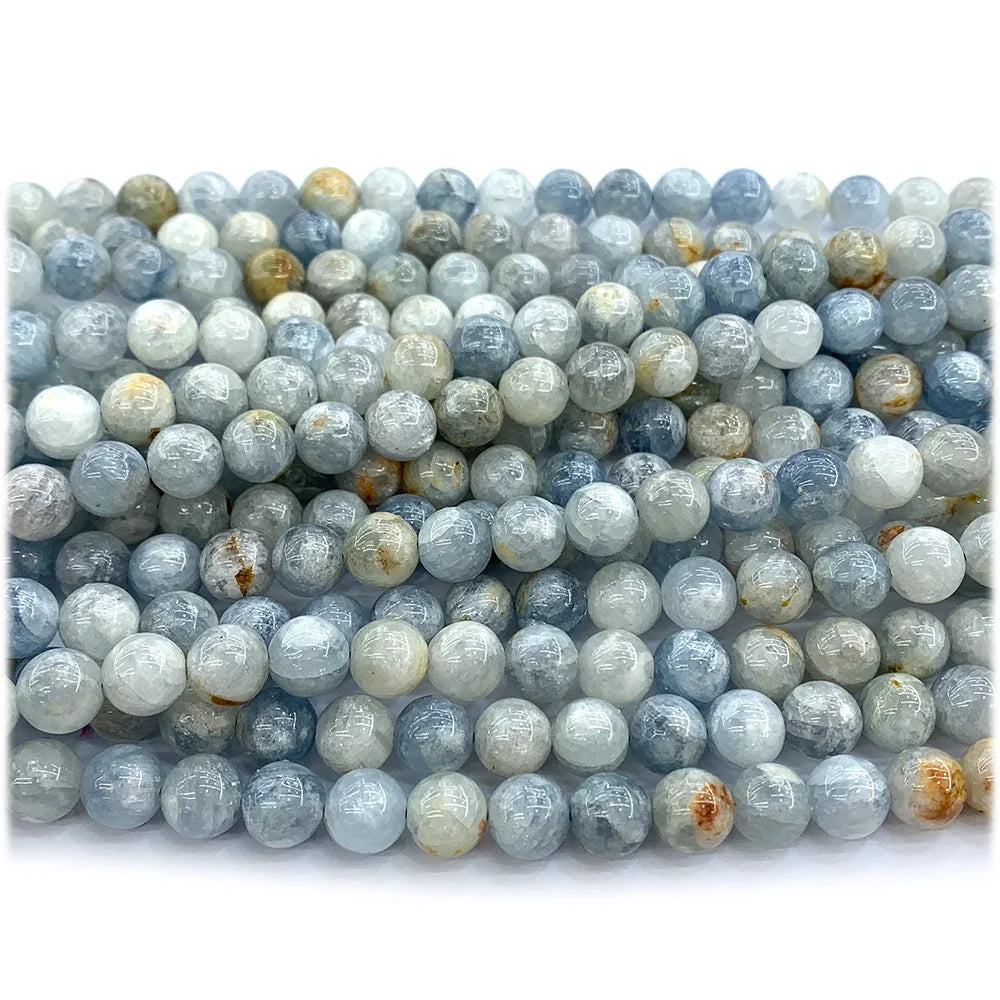 AAA Natural Celestite Round Bead Strand