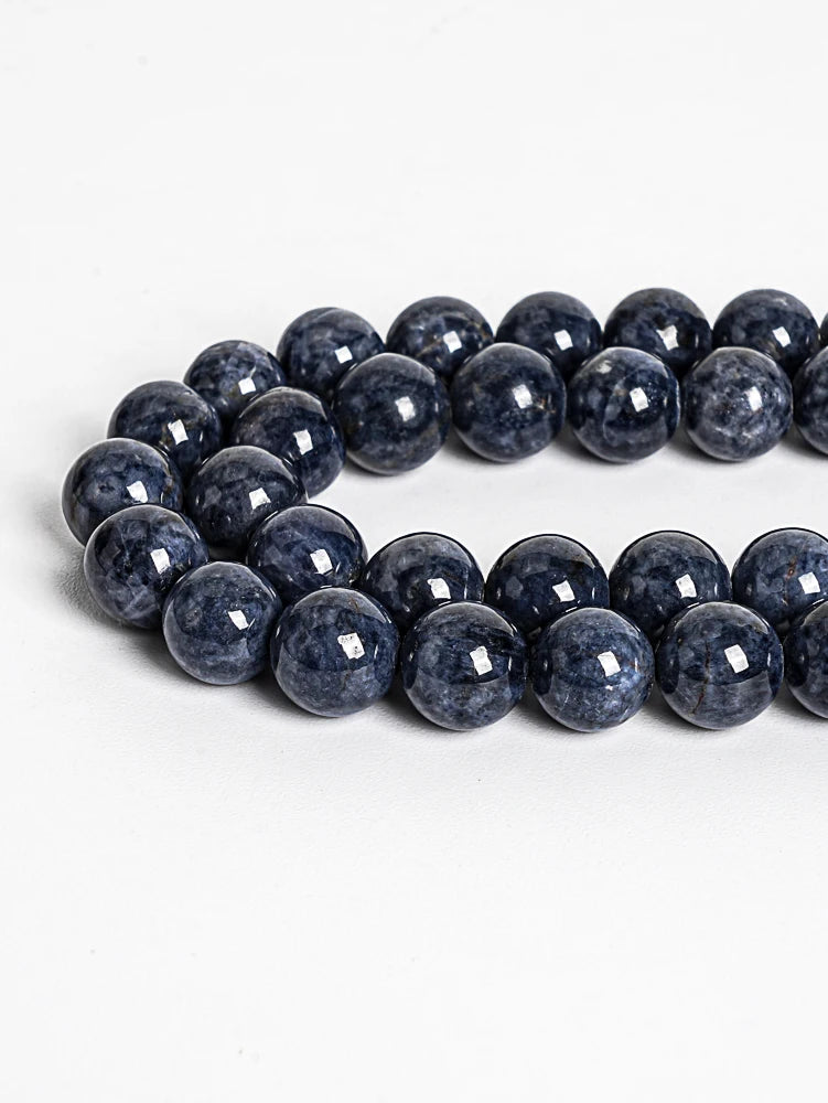 HQ AAA Blue Sapphire High Polish Bead Strand (5-6mm)