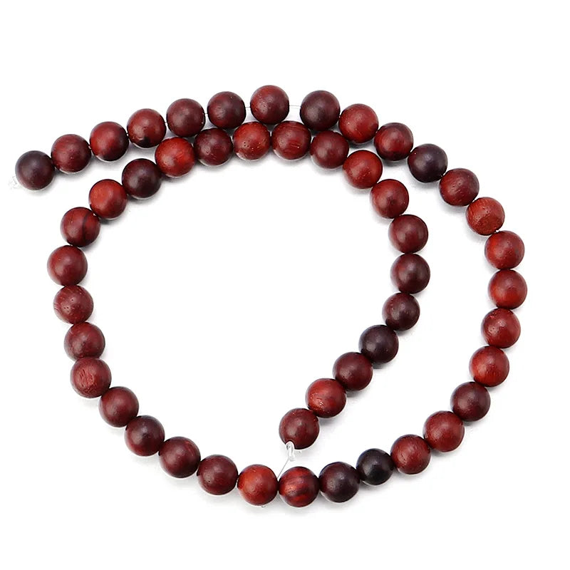 Natural Burma Rosewood Bead Strand (6/8/10mm)