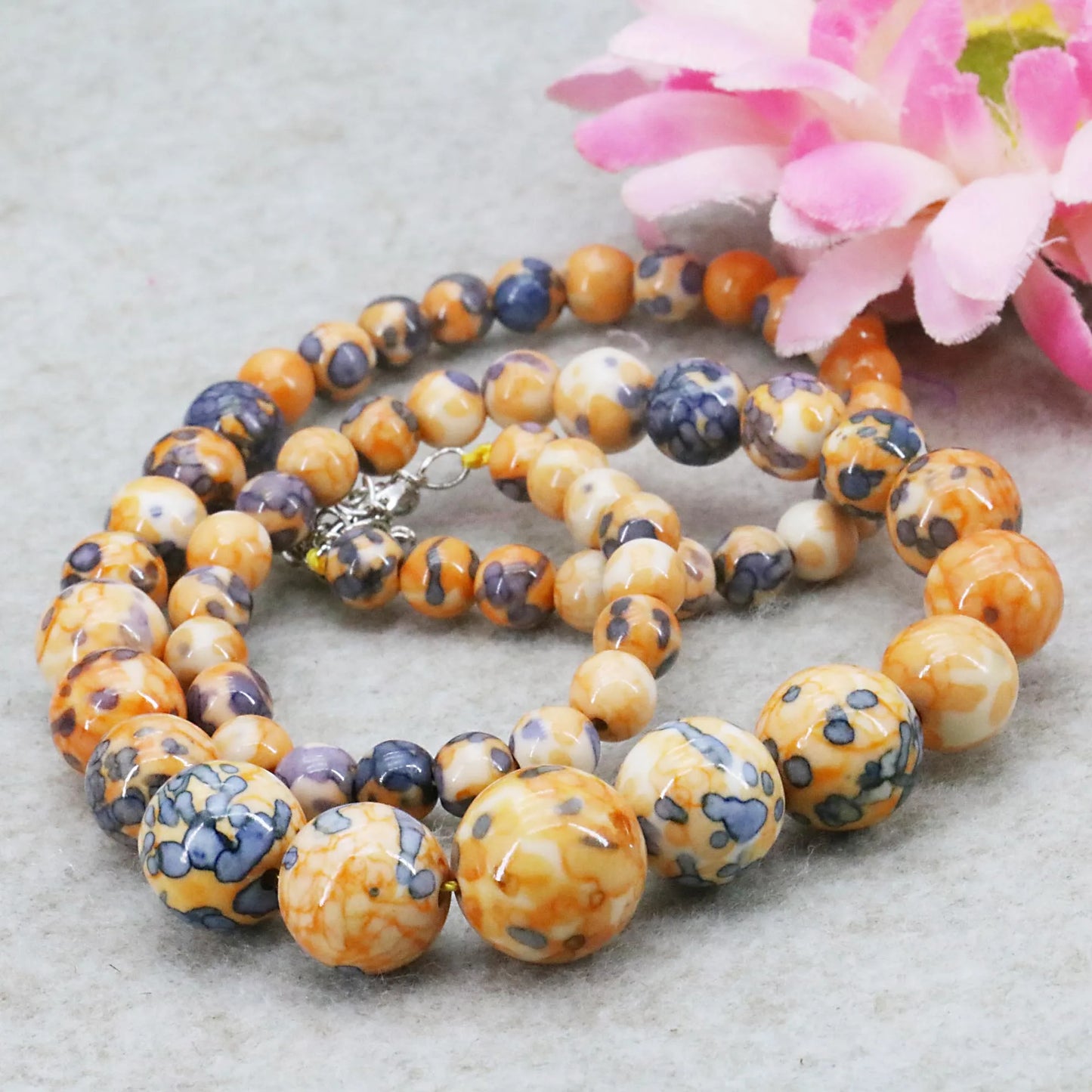 6-14mm Rainflower Bead Strand