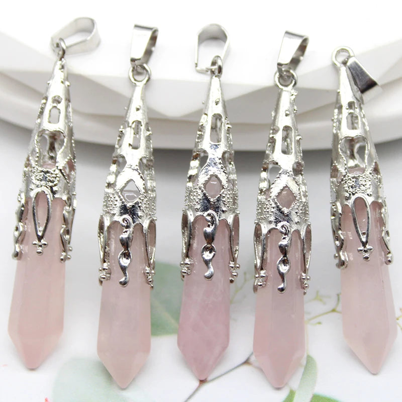 16 Pack Hexagonal Crystal Pendulum