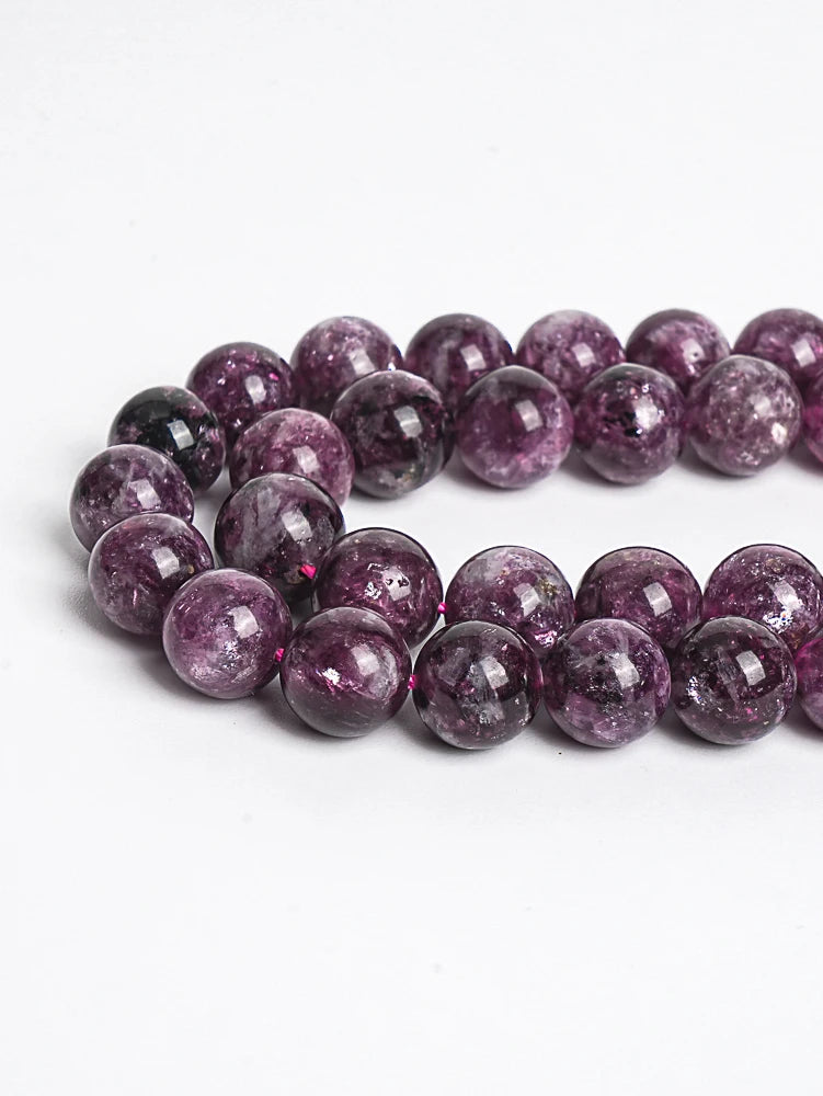 HQ Natural Purple Emerald Bead Strand (8/10mm)
