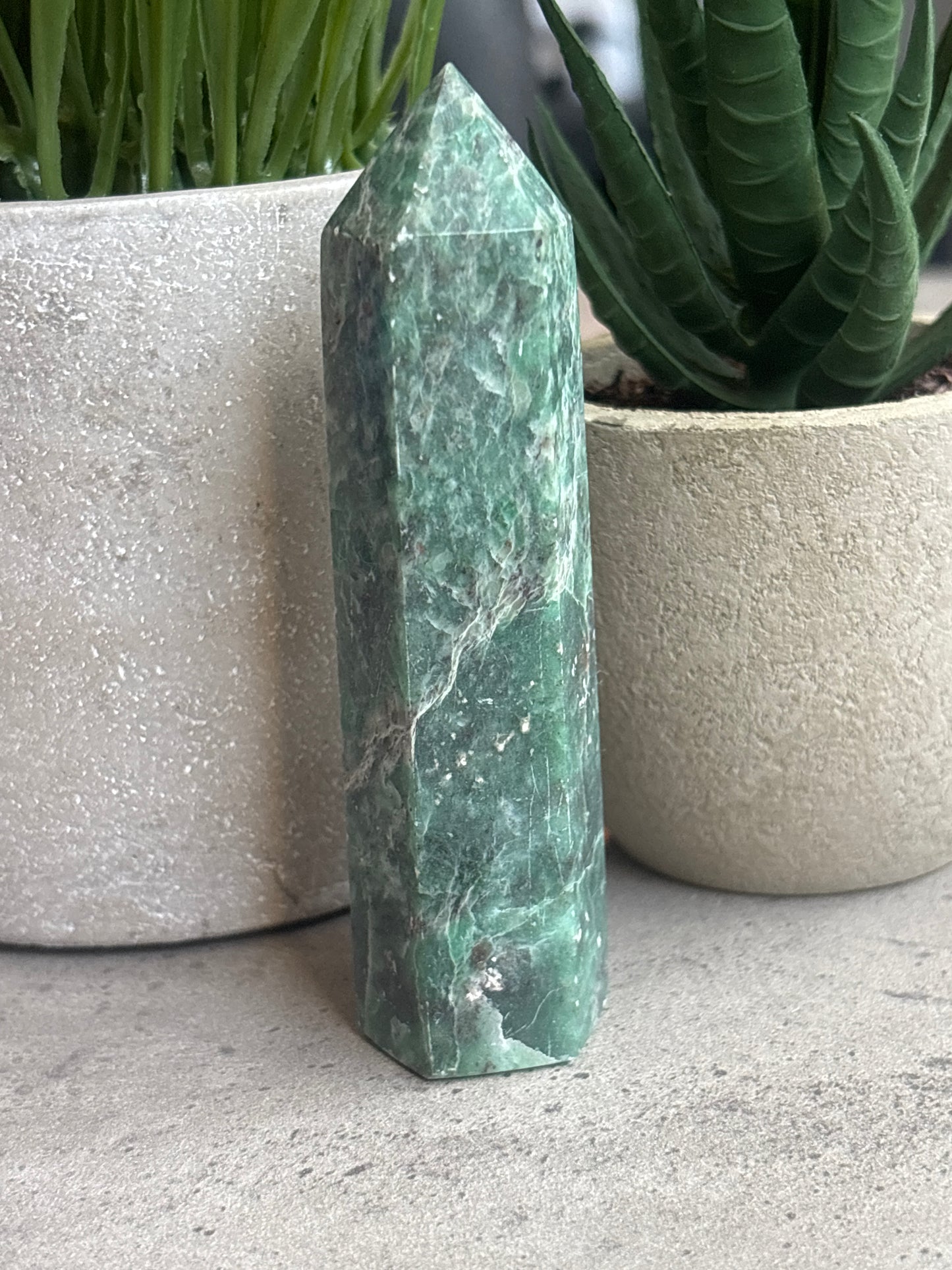 GREEN ZEBRA JASPER TOWERS 50% OFF