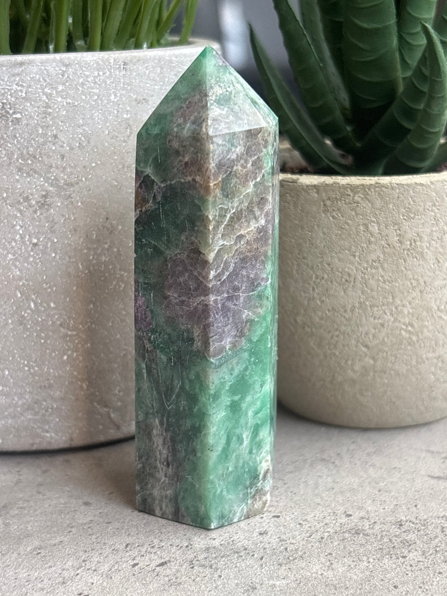 GREEN ZEBRA JASPER TOWERS 50% OFF