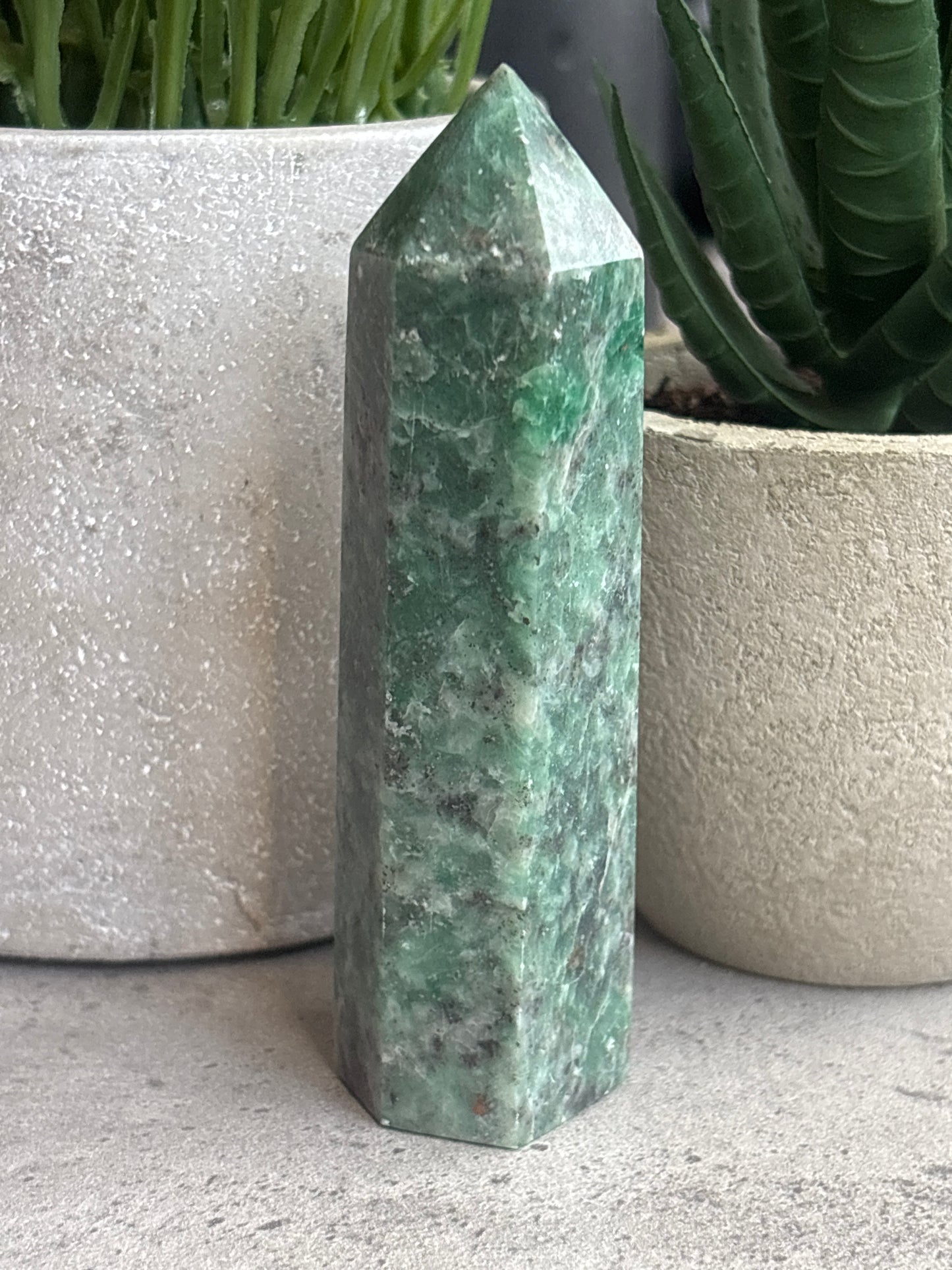 GREEN ZEBRA JASPER TOWERS 50% OFF