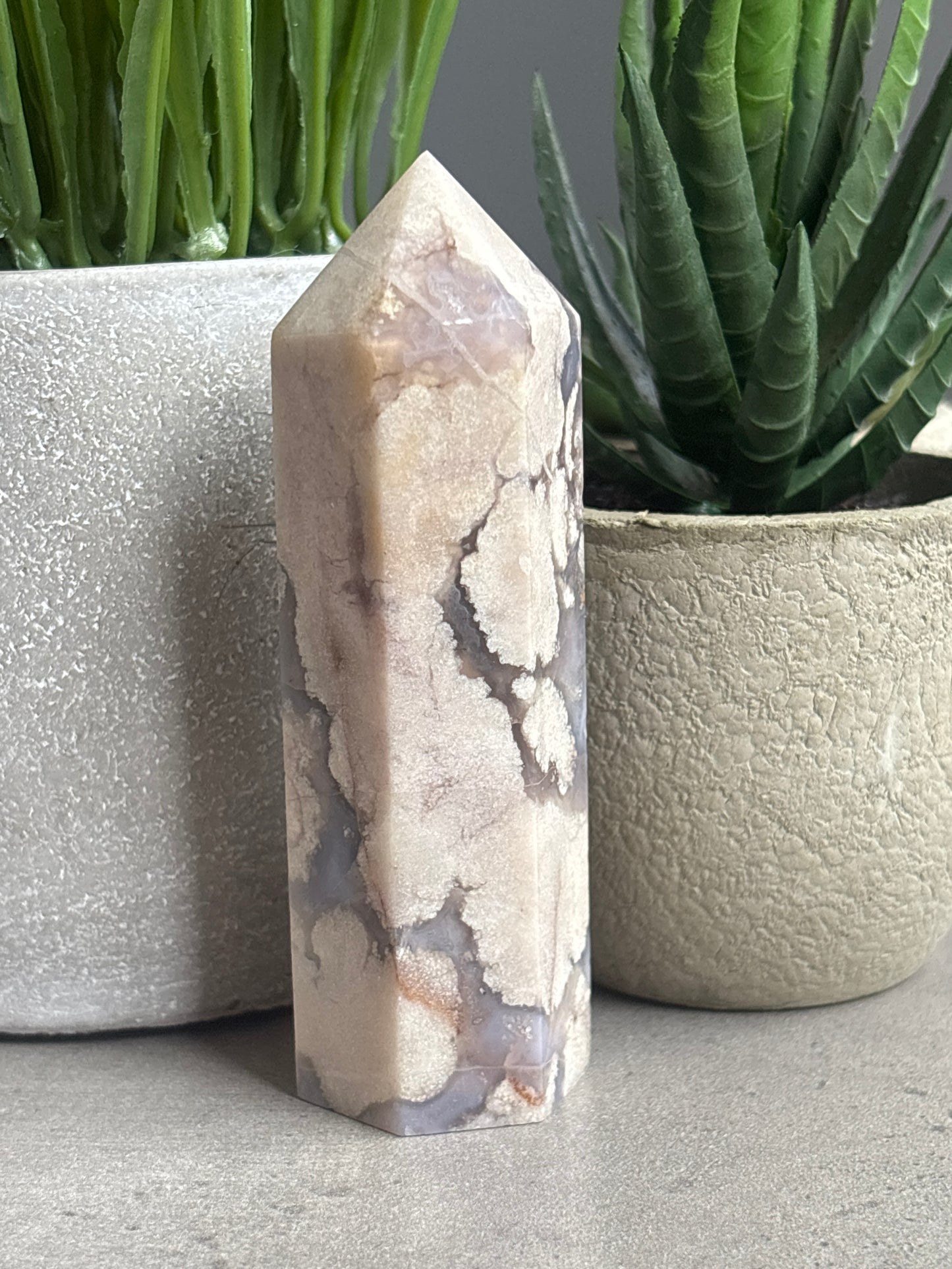 BLUE FLOWER AGATE TOWERS 50% OFF - LOT #2