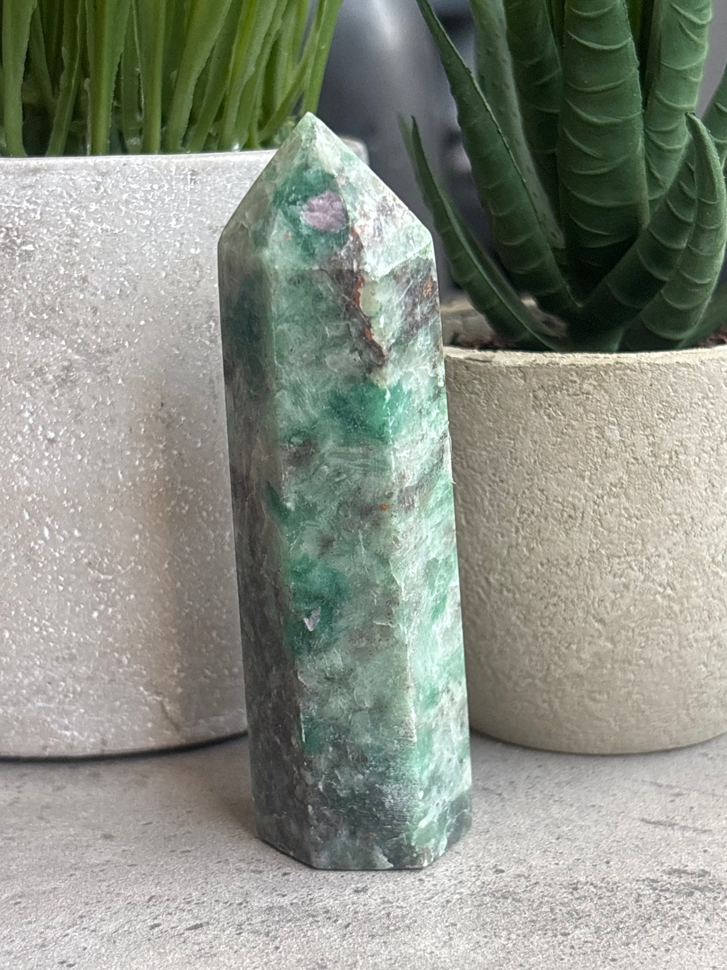 GREEN ZEBRA JASPER TOWERS 50% OFF