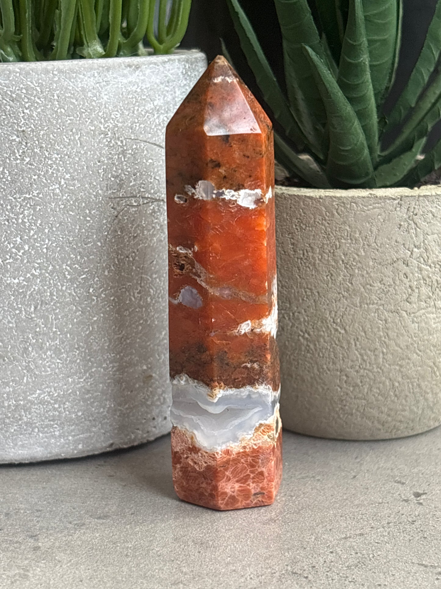 SUNSTONE AND BLUE APATITE TOWERS 50% OFF