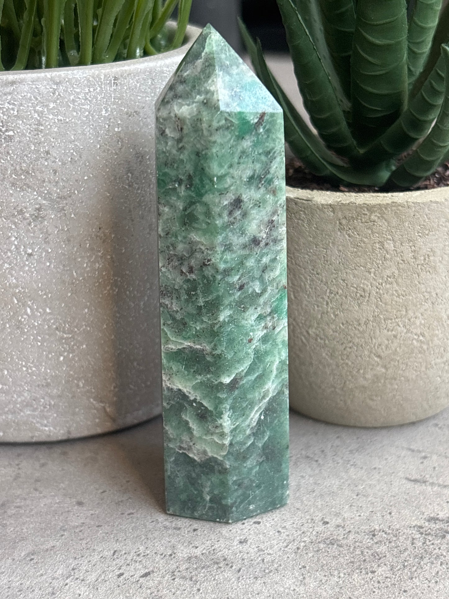 GREEN ZEBRA JASPER TOWERS 50% OFF