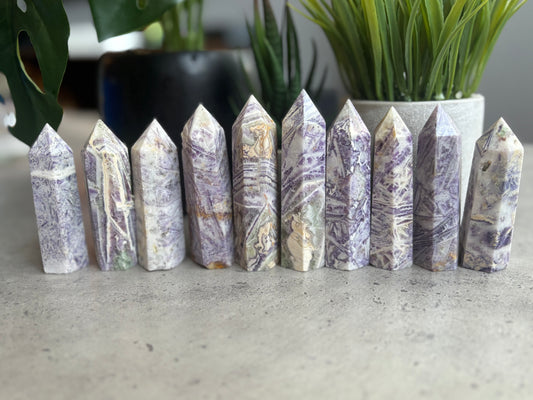 PURPLE HACKMANITE TOWERS 50% OFF