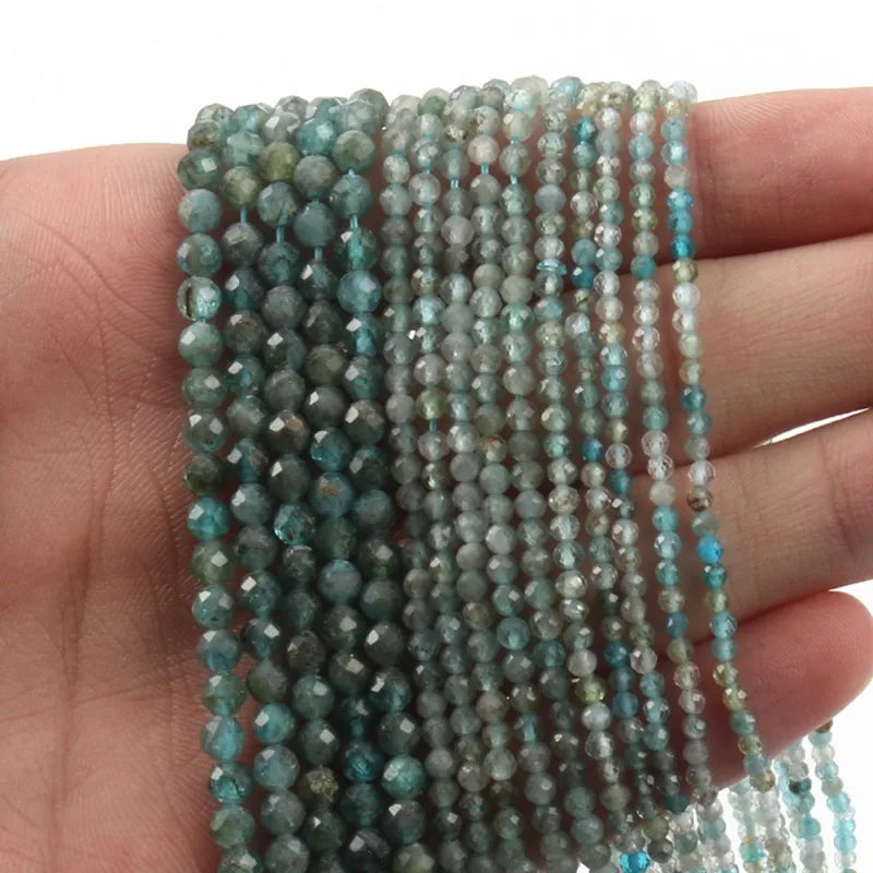 2/3/4mm Natural Faceted Kyanite Beads