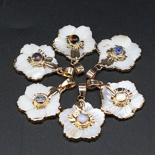 Shell Flower Pendant