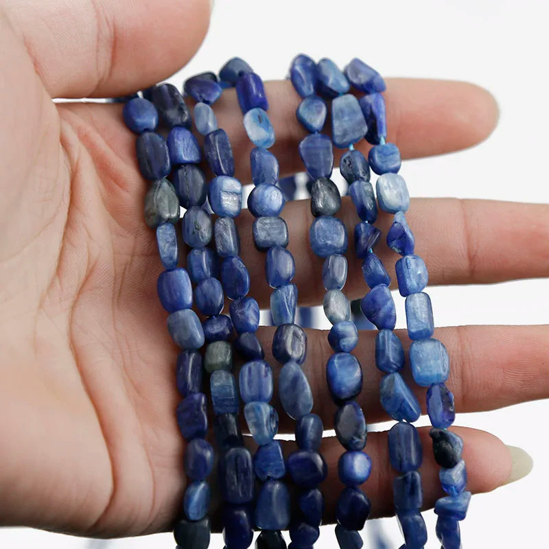 Natural Irregular Blue Kyanite Bead Strand