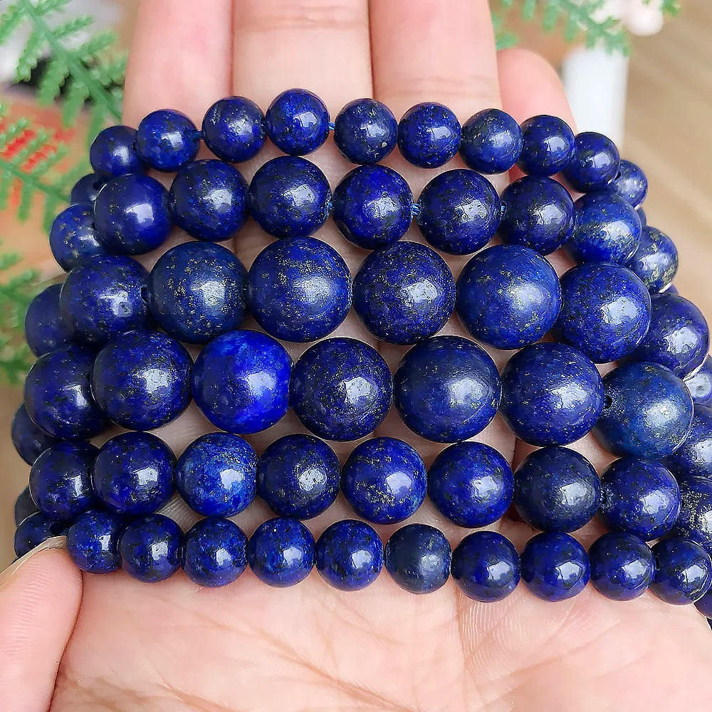 HQ Lapis Lazuli Round Beads