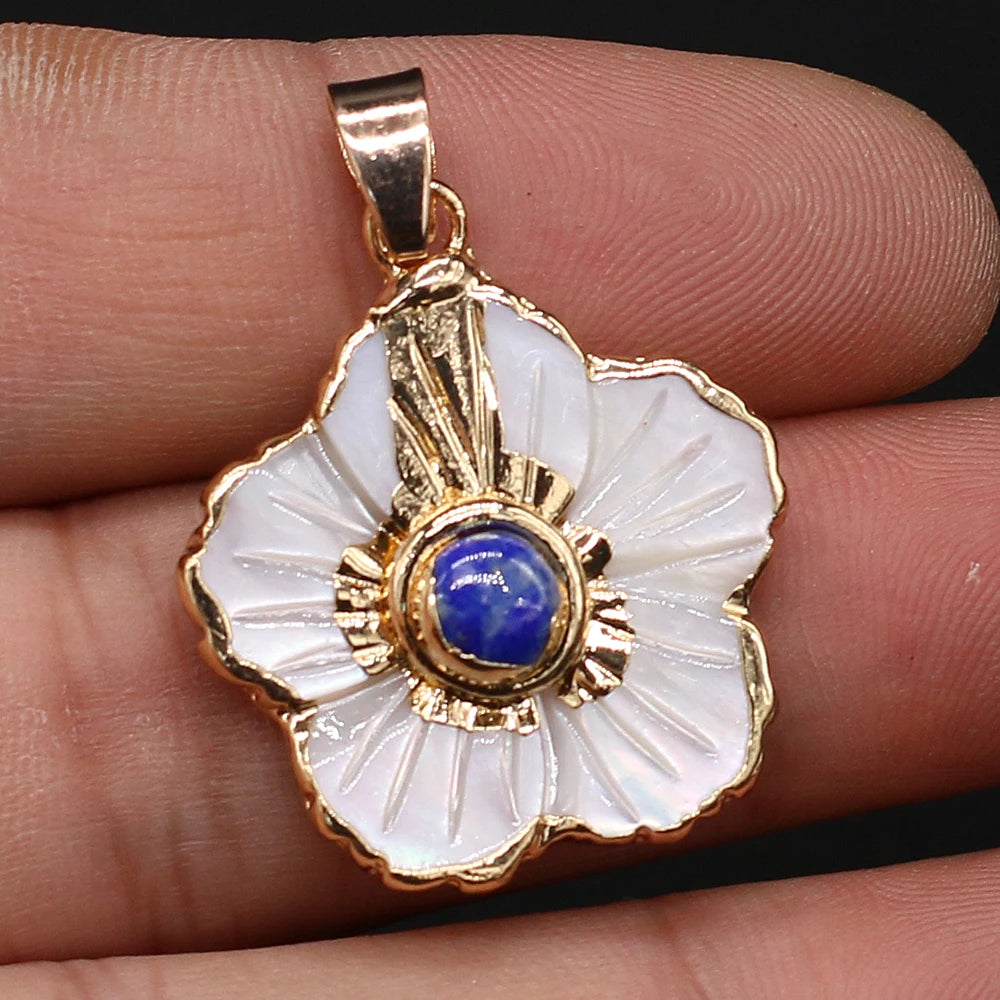 Shell Flower Pendant