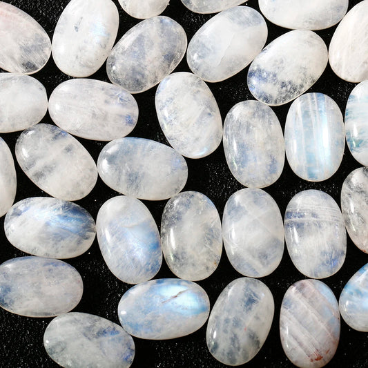 7.8-8.6 CT Oval Cut Natural Moonstone 11x17MM (5pcs)