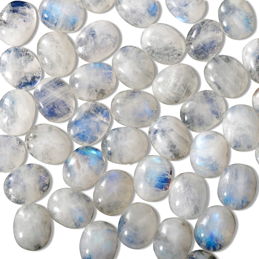 7.8-8.6 CT Oval Cut Natural Moonstone 11x17MM (5pcs)