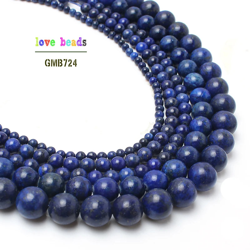 HQ Lapis Lazuli Round Beads