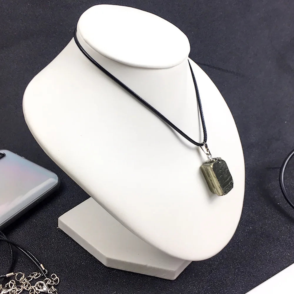 Natural Raw Pyrite Cube Pendant (16-20mm)