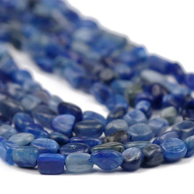 Natural Irregular Blue Kyanite Bead Strand