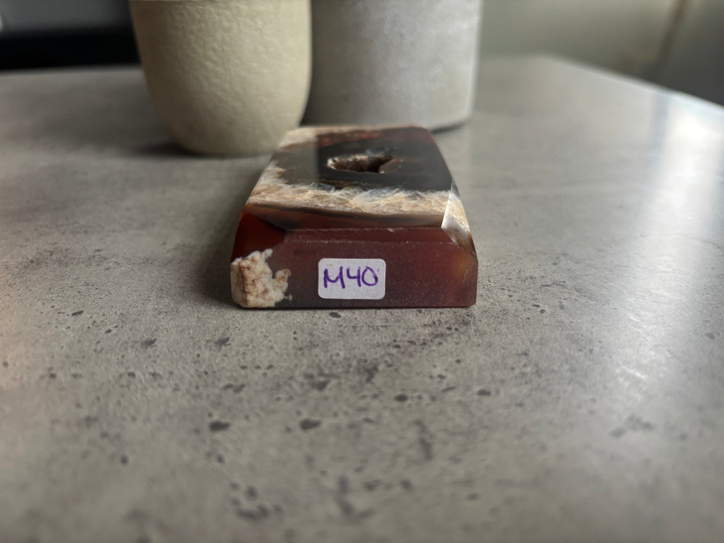 DRUZY CARNELIAN OBELISK M40