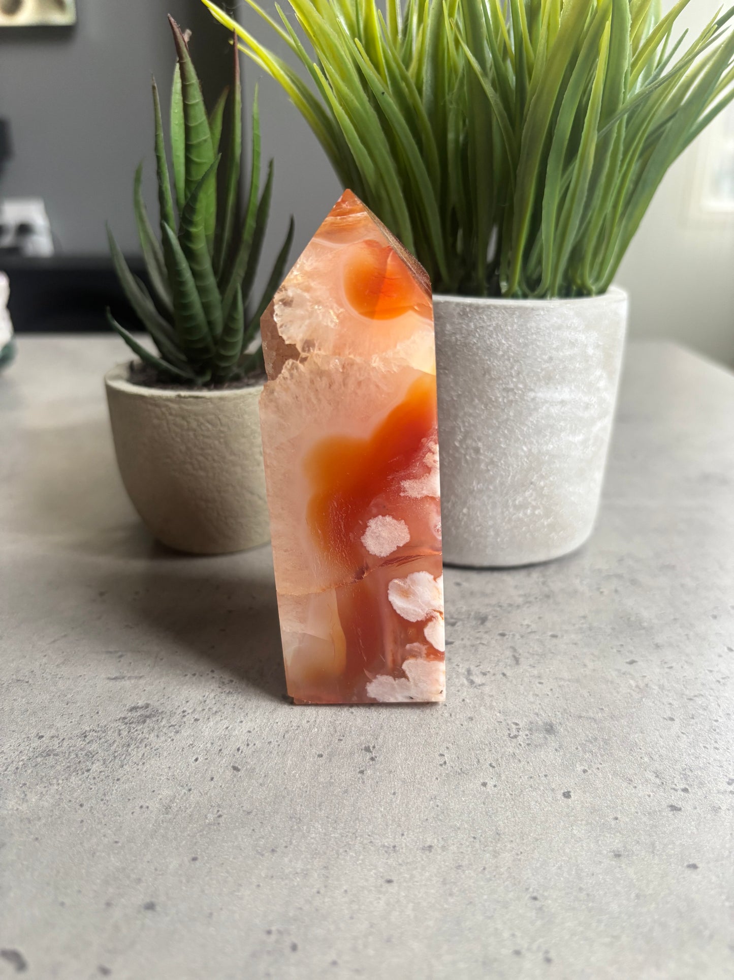 DRUZY CARNELIAN OBELISK V77