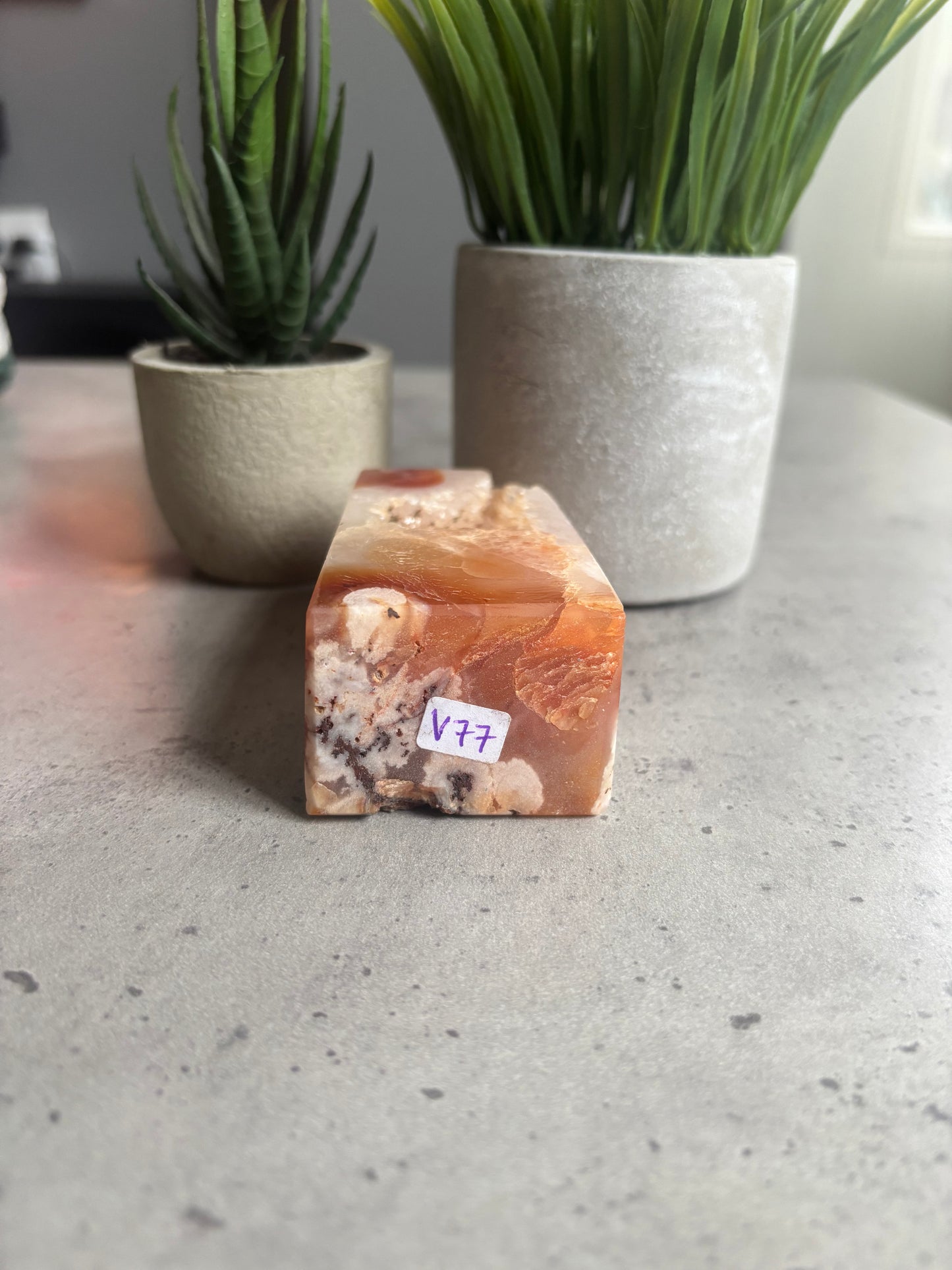 DRUZY CARNELIAN OBELISK V77