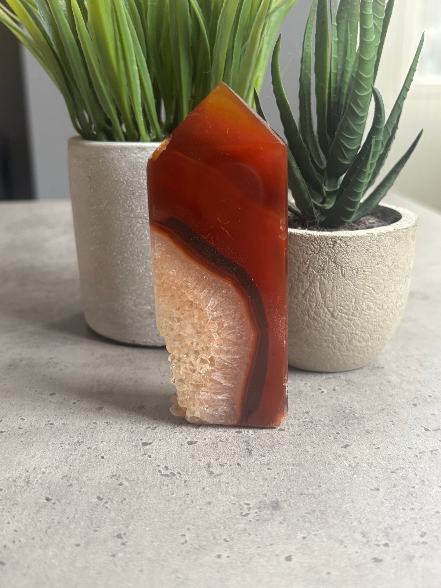 DRUZY CARNELIAN OBELISK G31