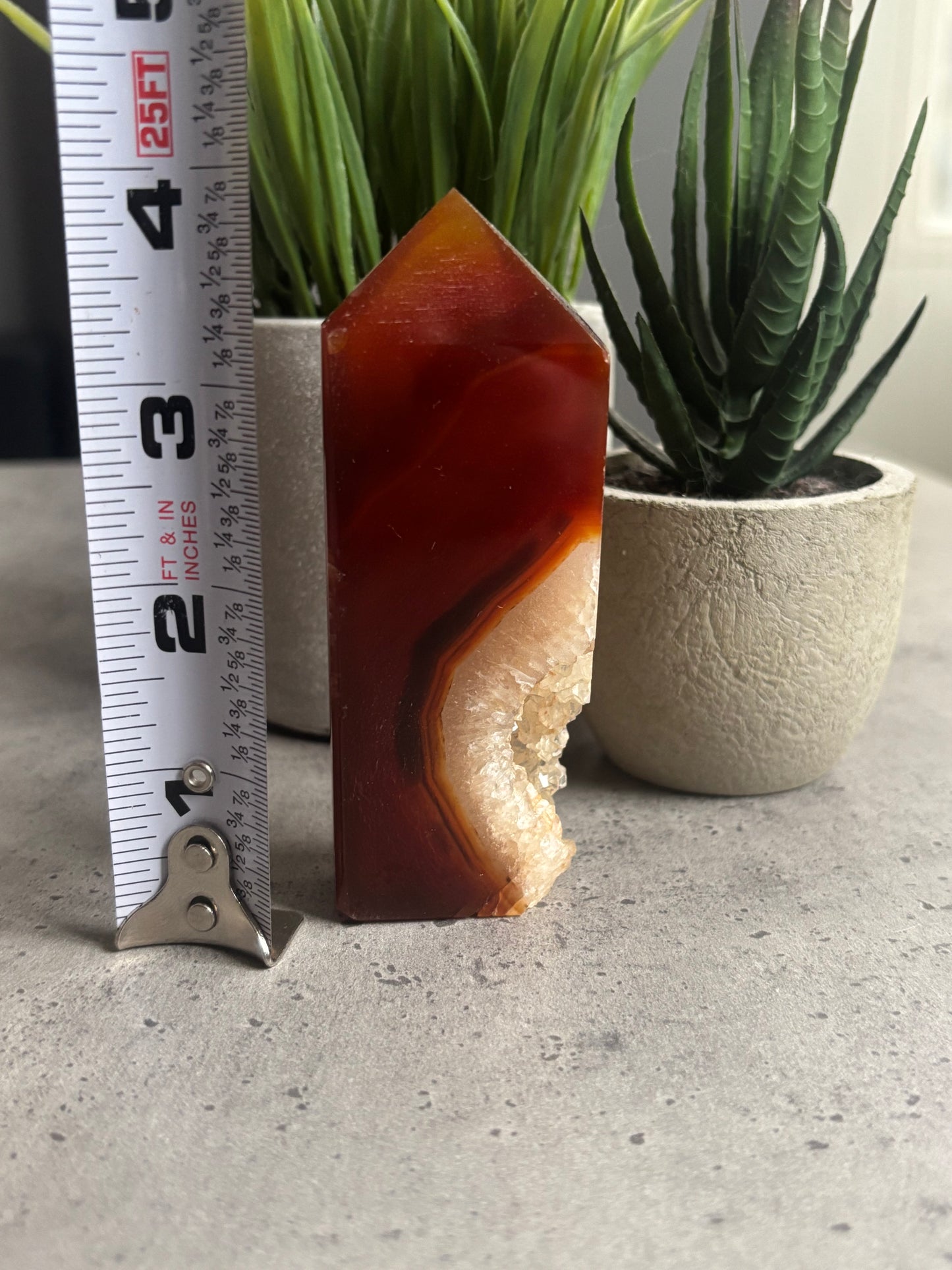 DRUZY CARNELIAN OBELISK G31