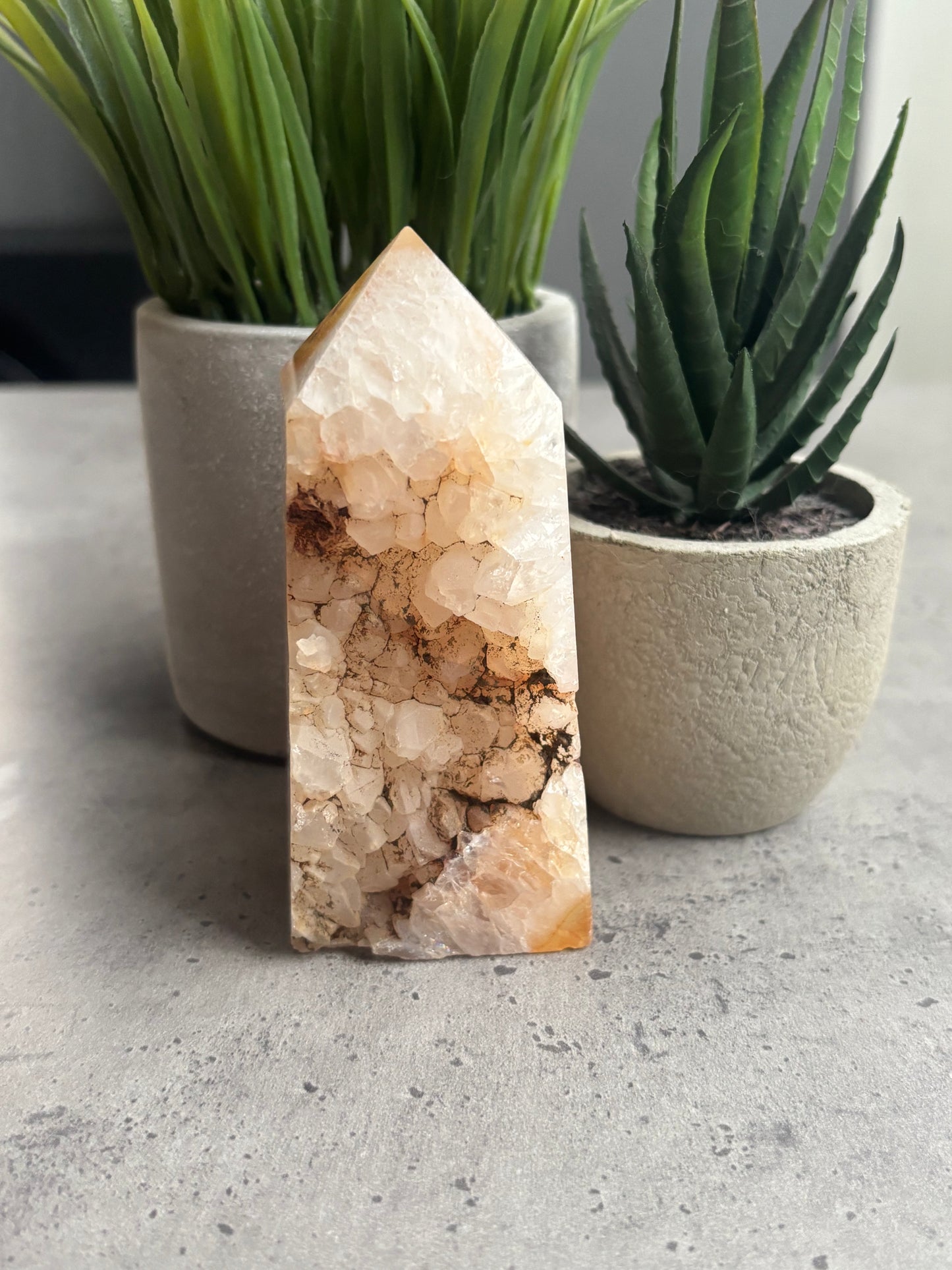 DRUZY CARNELIAN OBELISK W60