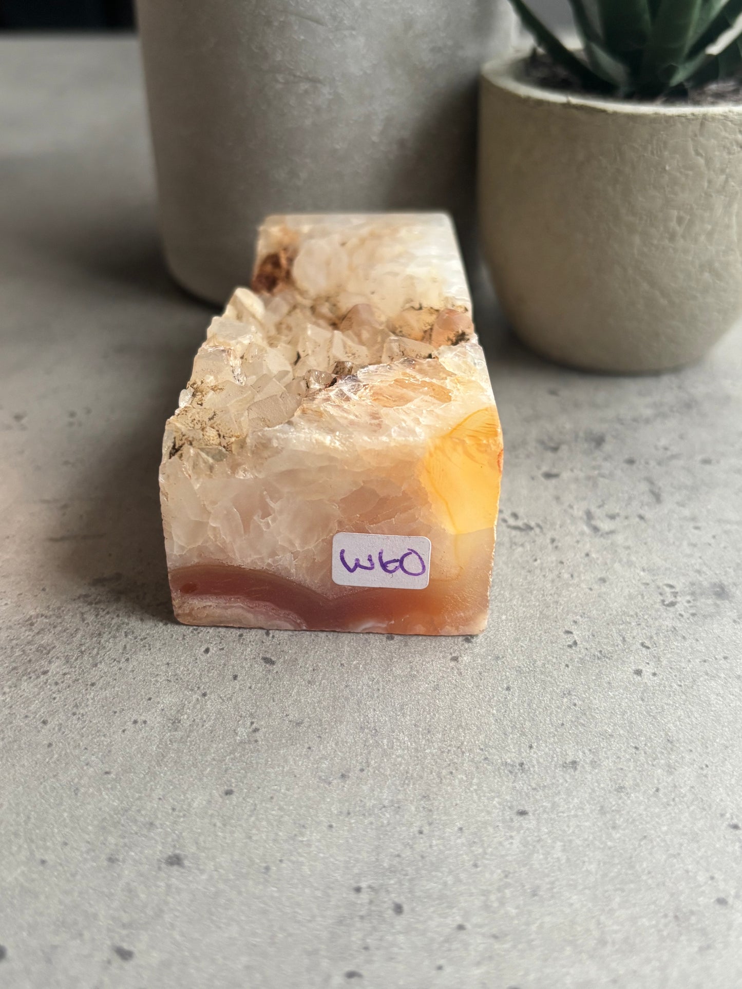 DRUZY CARNELIAN OBELISK W60