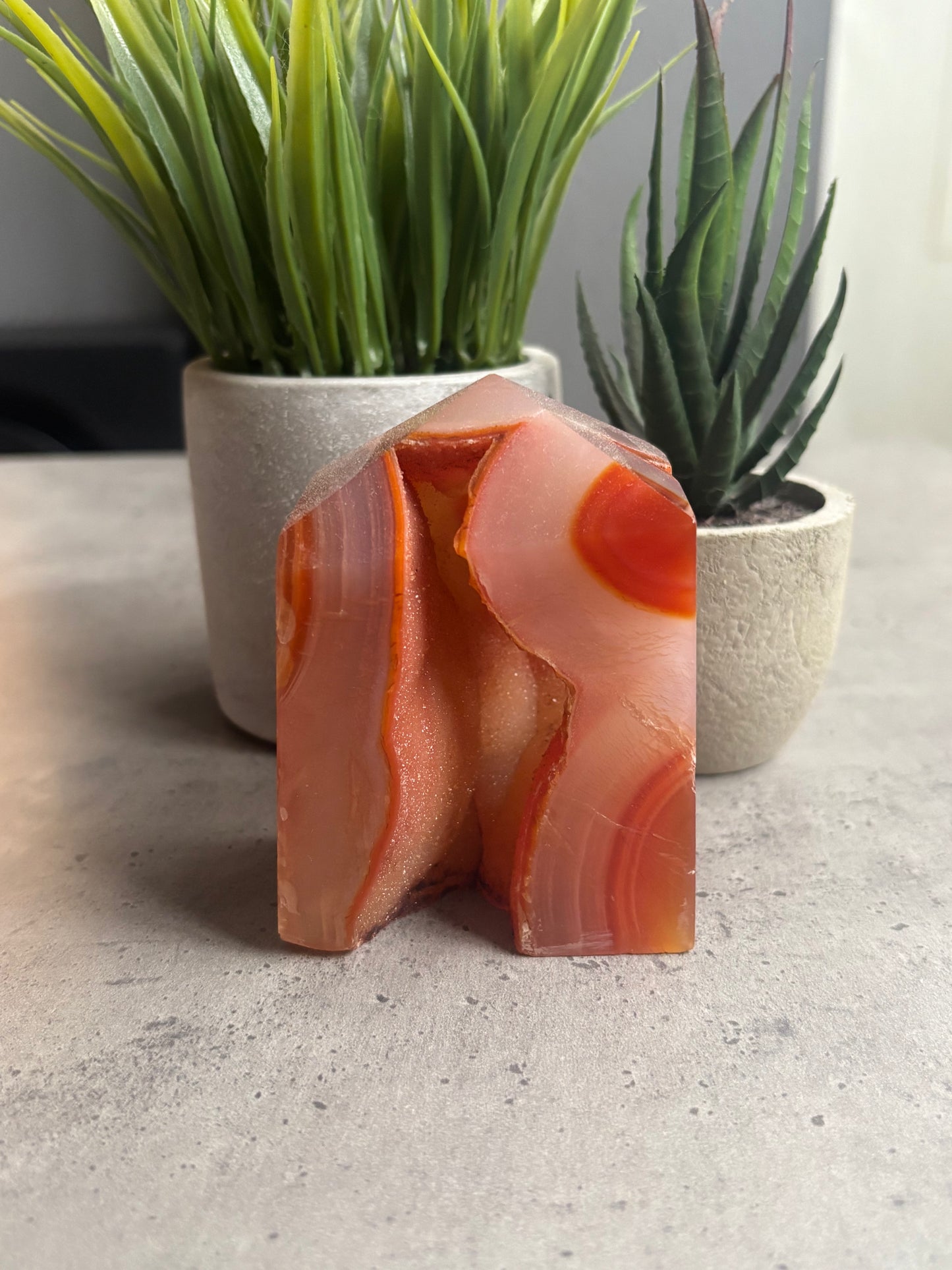 DRUZY CARNELIAN OBELISK Z86