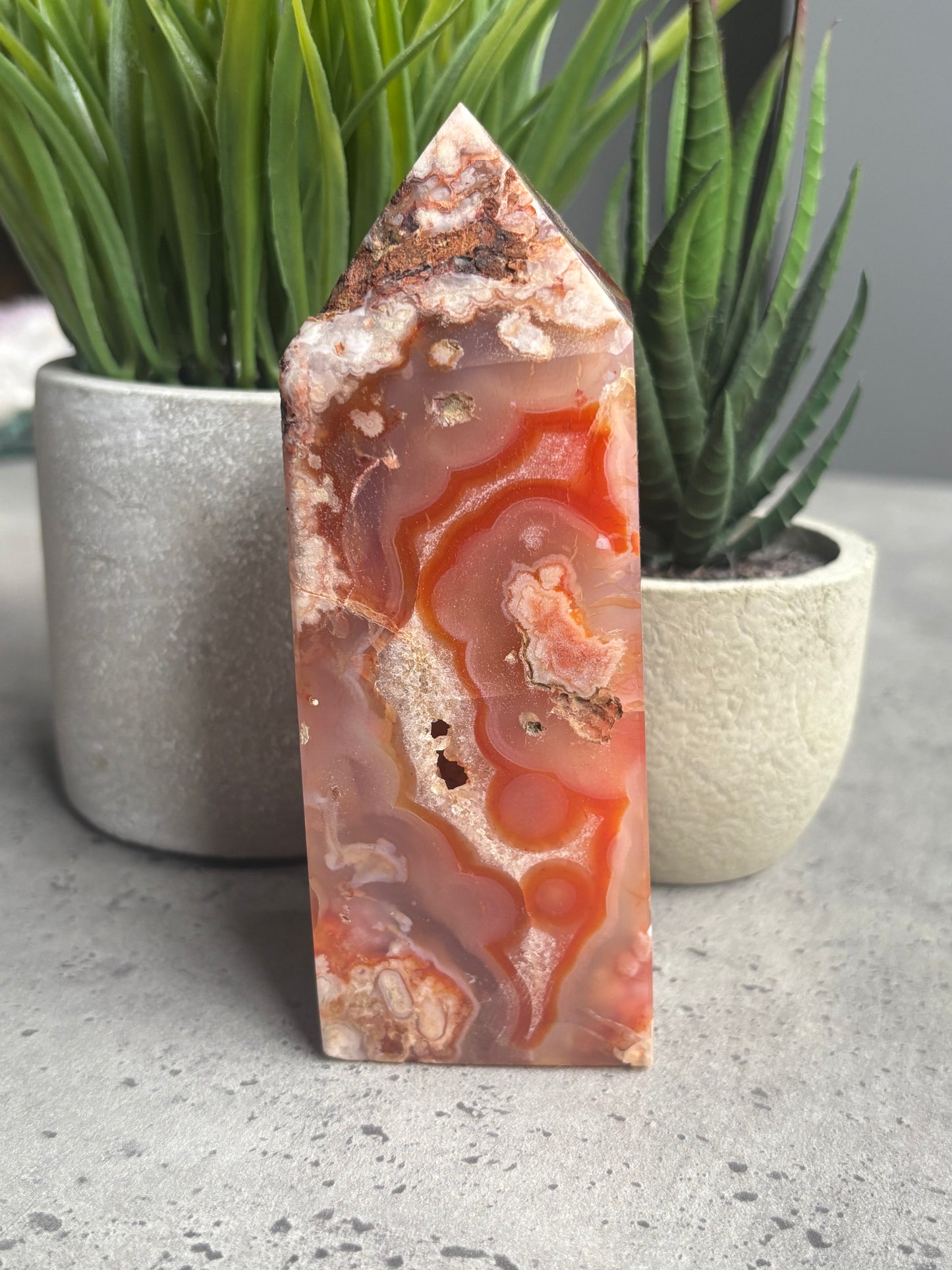 DRUZY CARNELIAN OBELISK Y98