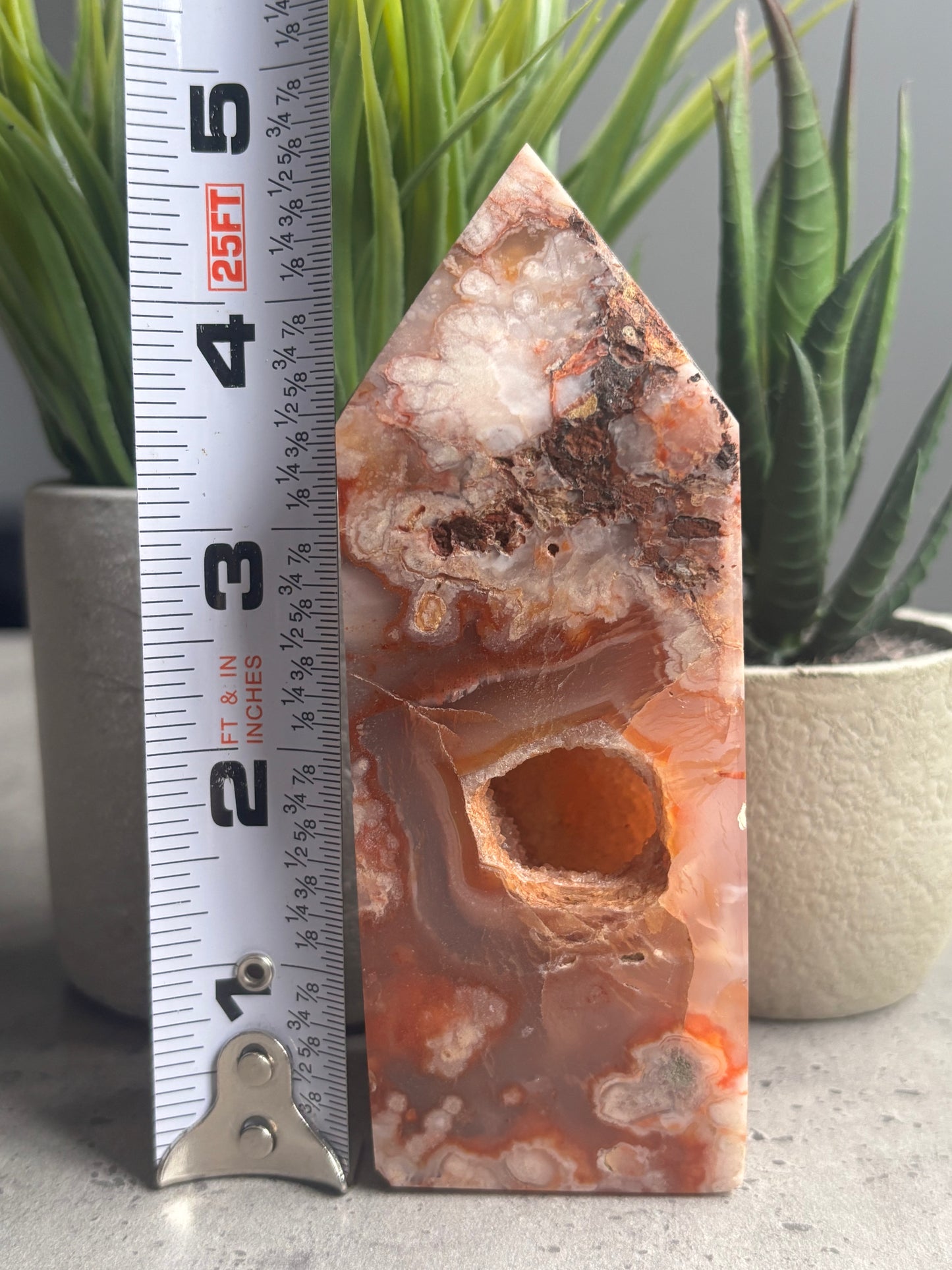 DRUZY CARNELIAN OBELISK Y98