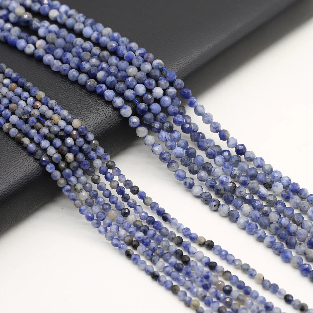 Faceted Sodalite Bead Strand