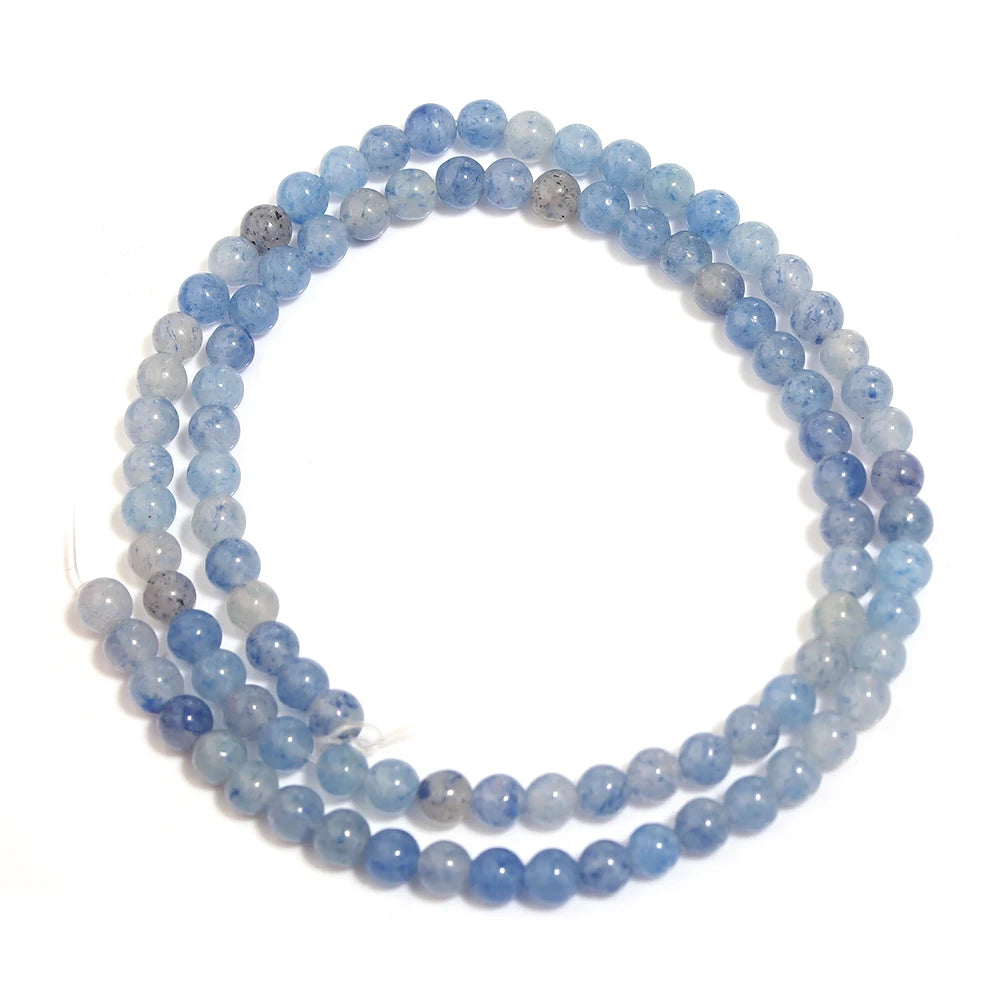 Natural Blue Aventurine Bead Strand