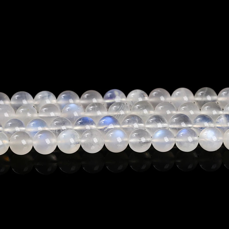 5A Quality Natural Blue Moonstone Beads