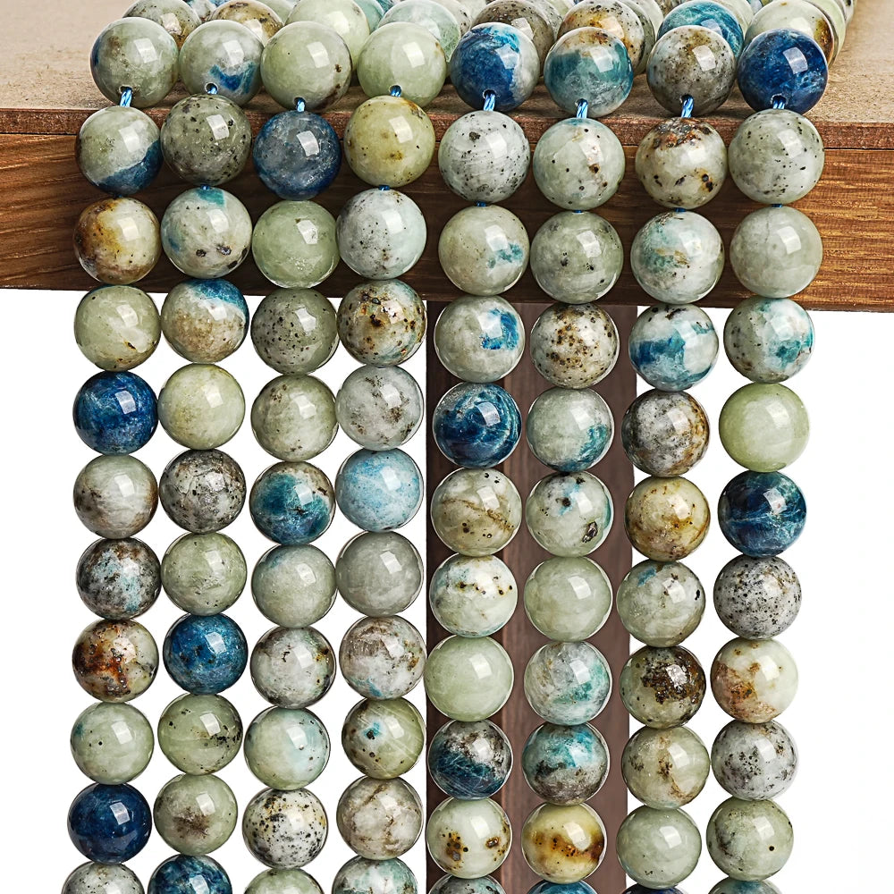 HQ Natural Blue Hackmanite/Sodalite Bead Strand (6/8/10mm)