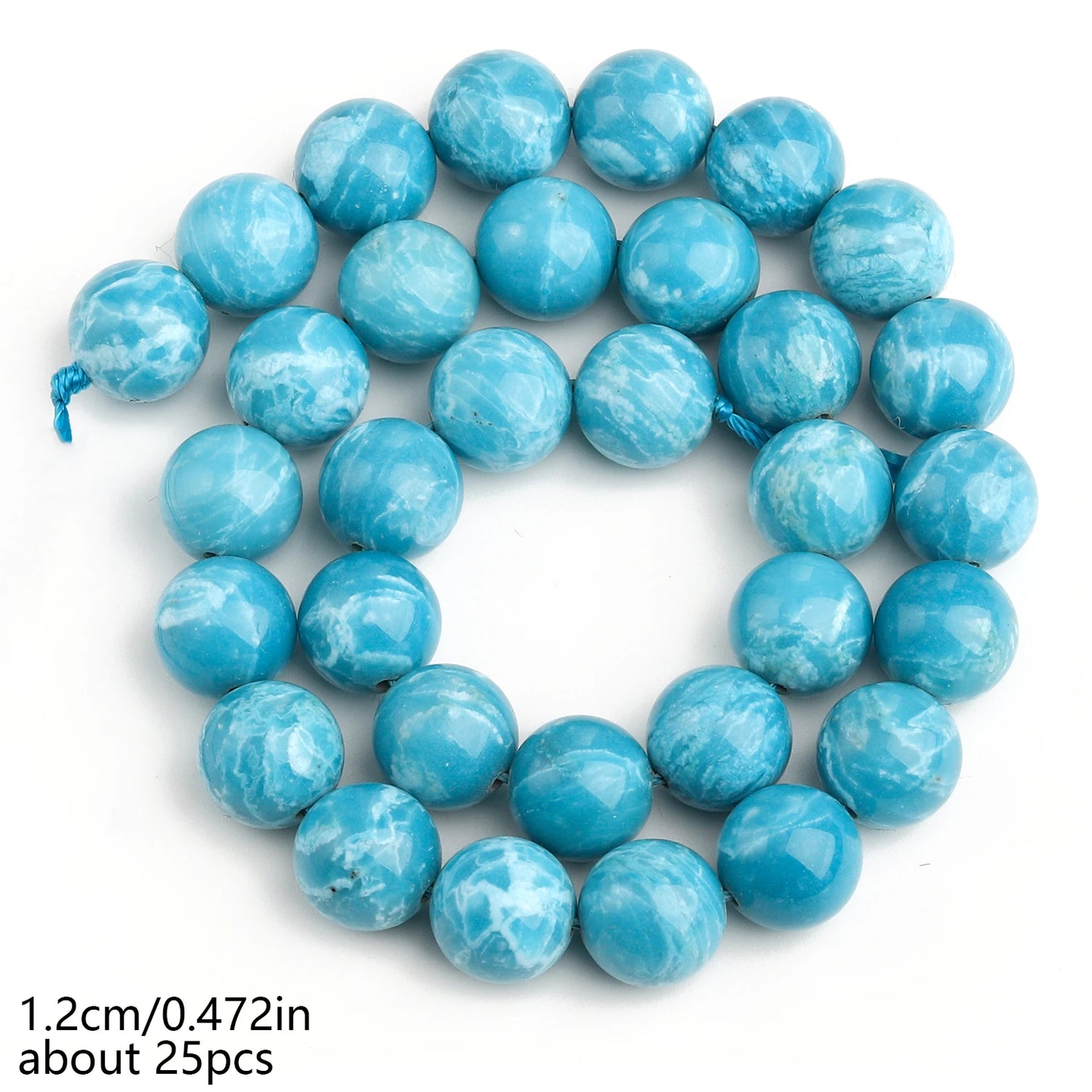 AAA Natural Larimar Bead Strand