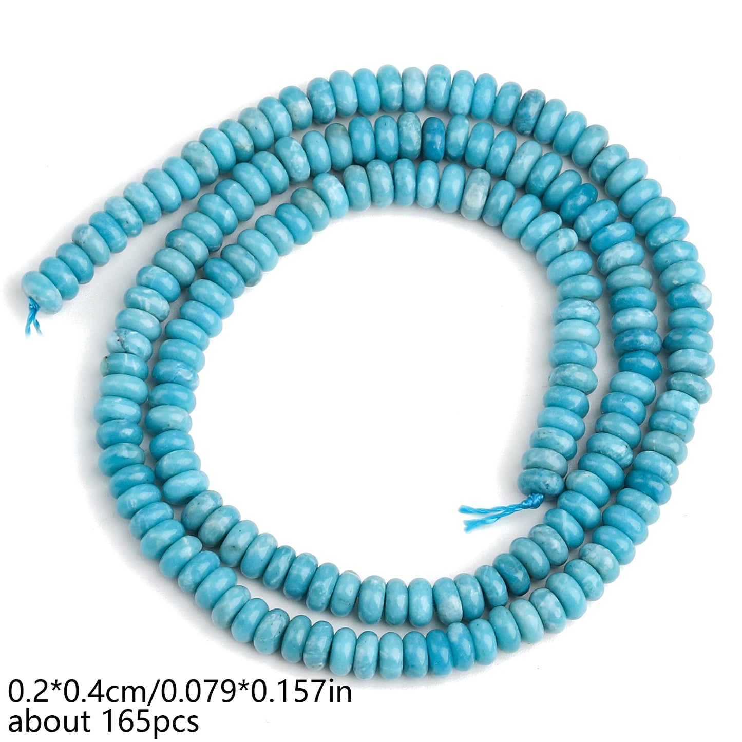 AAA Natural Larimar Bead Strand