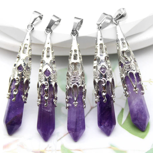16 Pack Hexagonal Crystal Pendulum