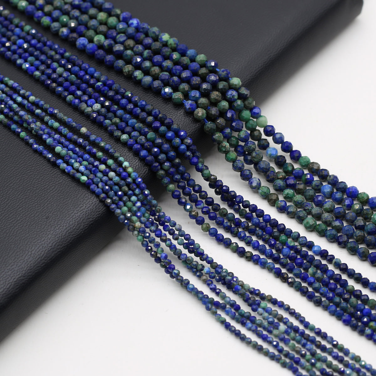 Natural Faceted Lapis Lazuli Bead Strand