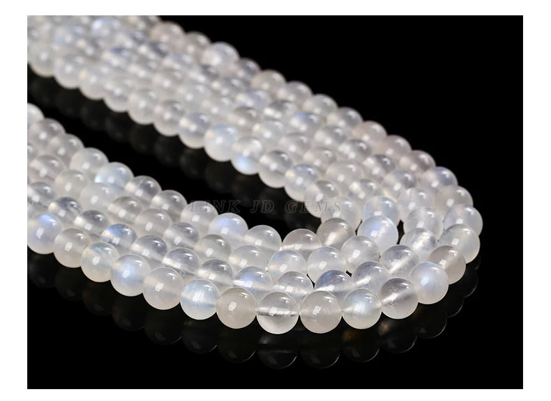 5A Quality Natural Blue Moonstone Beads