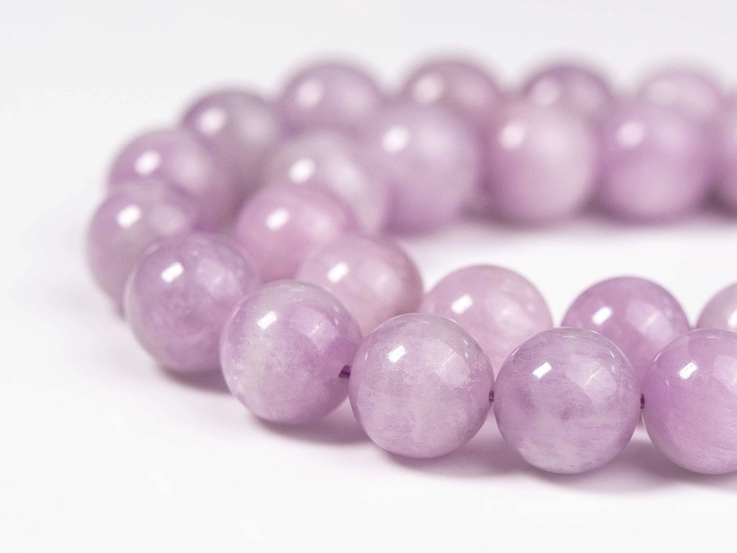 HQ Natural Purple Kunzite Bead Strand