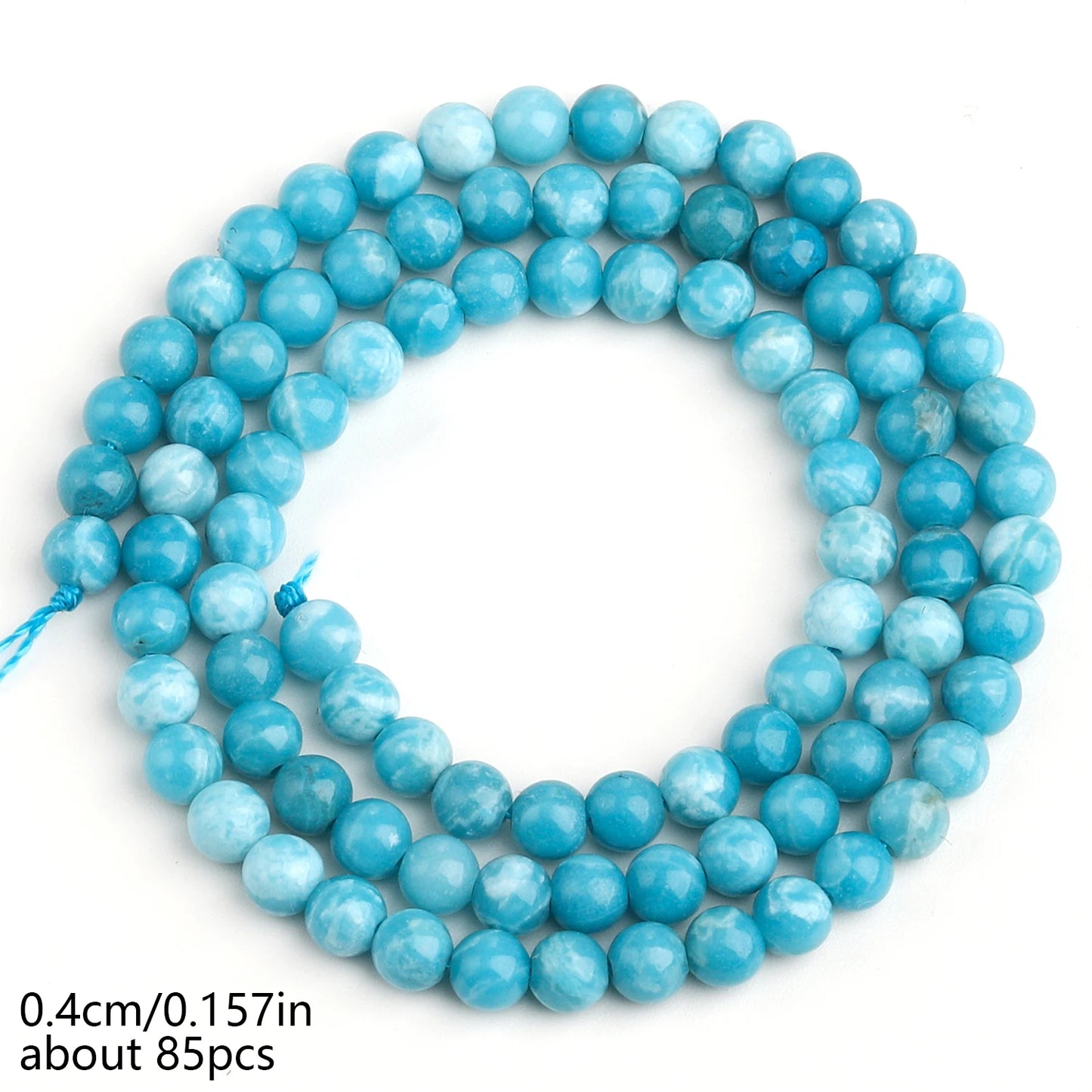 AAA Natural Larimar Bead Strand